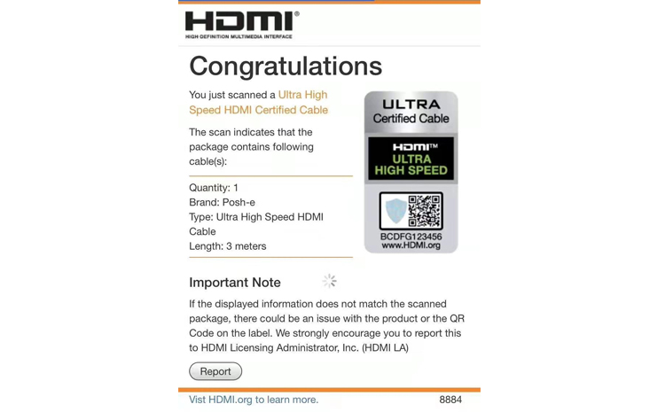 HDMI2.1标签