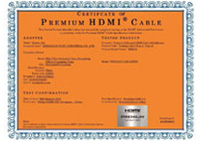 PREMIUM HDMI 认证