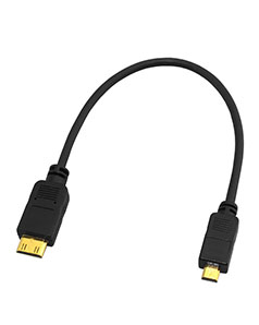 HDMI Type C to D级细高清线，厂家普旭为你的mini设备提供配套