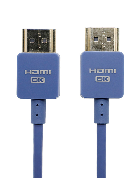 蓝色8K HDMI高清线