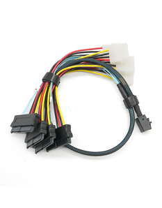 SFF-8643 to SFF8482+电源线